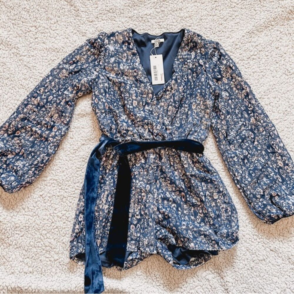 BTFL - life formal romper with sequins size small